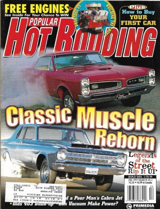 POPULAR HOT RODDING 1999 APR - MONSTER MILLS, RALLYE 350, GTO